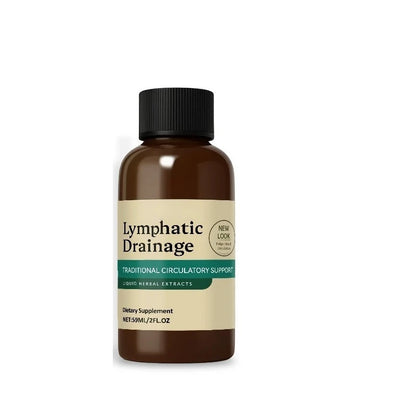 59Ml Lymphatic Drainage Drops with 4 Types of Herbal Extracts Help Detoxification to Promote Lymphatic & Immune Function Health